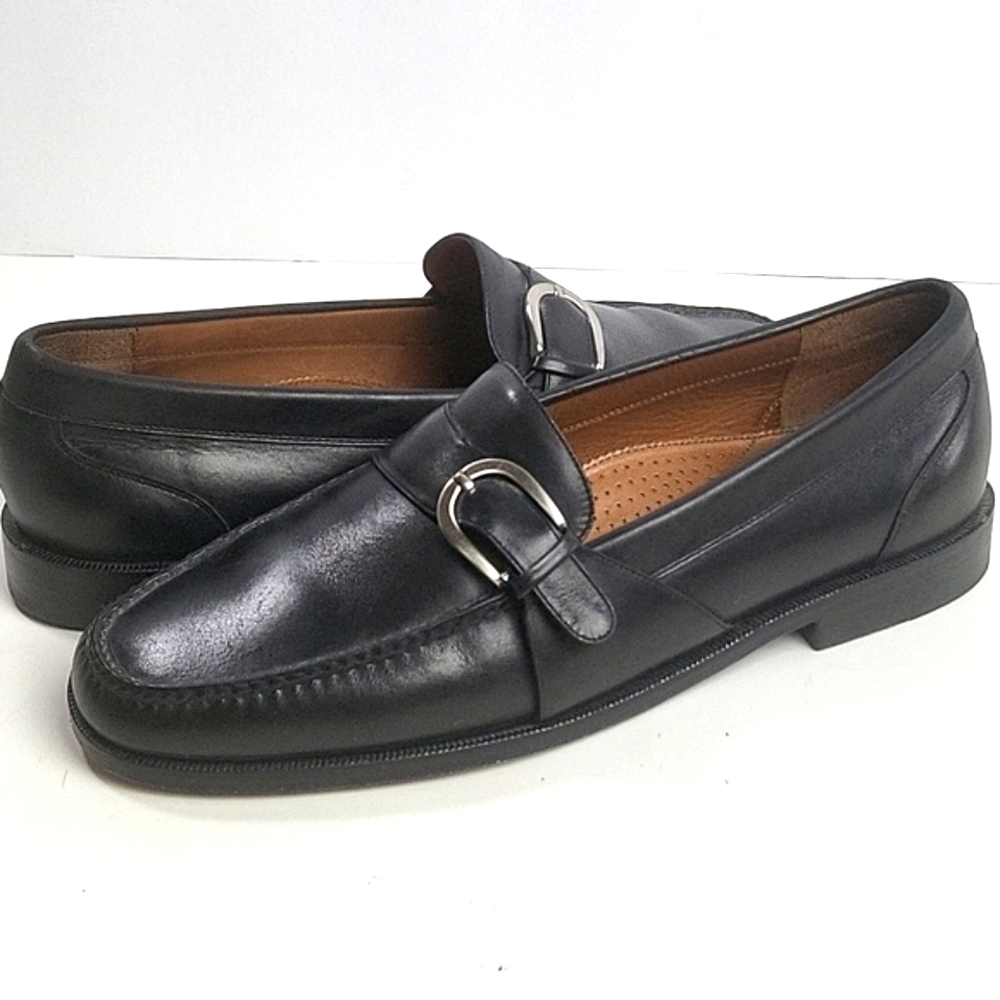 Cole Haan Black Leather Loafers